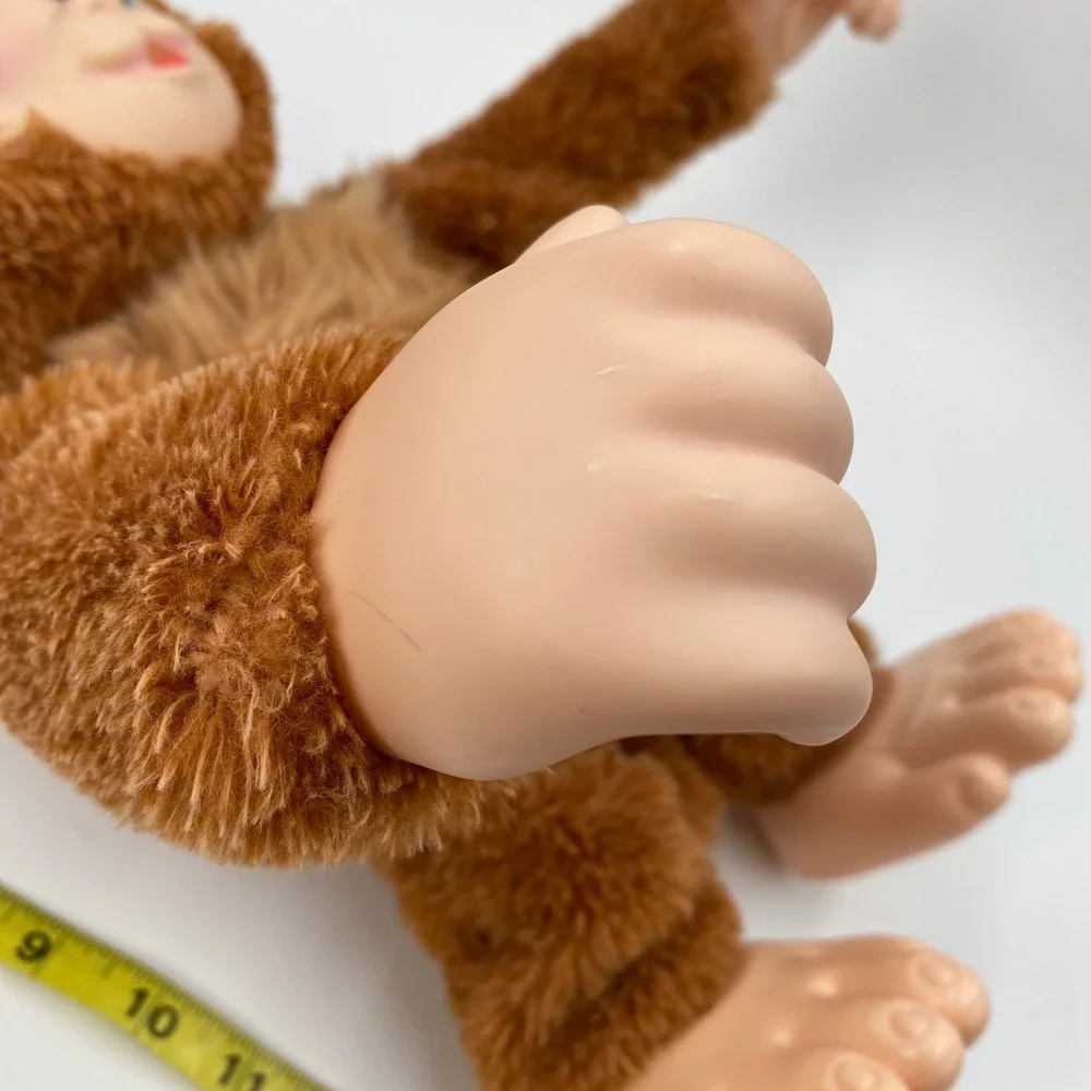 FurReal Peanut the Playful Monkey Interactive Plush Toy Hasbro 2024‎ Brown 15in